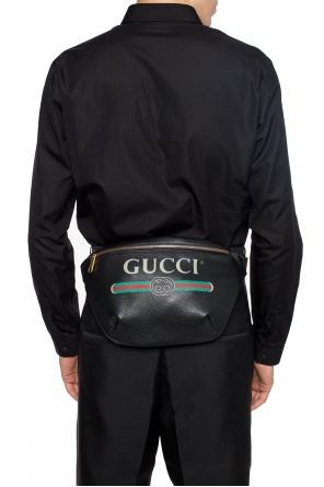 Waist bag with a logo and 'web' stripes, zdjęcie 2 Waist bag with a logo and 'web' stripes od Gucci